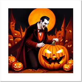 Dracula Hallowen Posters and Art